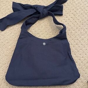 Pamela Munson Navy Blue Bow Purse